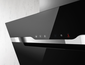 Õhupuhasti Elica MAJESTIC 60cm must klaas zoom