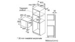 Integreeritav mikrolaineahi Bosch BFL joonis