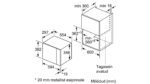 Integreeritav mikrolaineahi Bosch BFL joonis