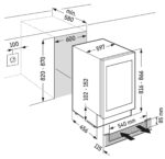 Integreeritav veinikülmik Liebherr UWTgb1682 Vinidor