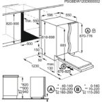 Electrolux kolme pesukorviga nõudepesumasina integreerimisjoonis