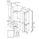 Integreeritav külmik Electrolux LNS9TE19S TwinTech® NoFrost