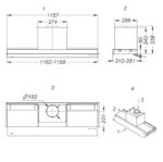 Integreeritav õhupuhasti Novy Fusion Pro 8770 antratsiit