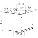 Väline õhupuhasti läbivoolumootor Falmec sisetingimustesse - Image 2