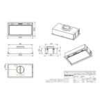 Välise mootori juhtimisega õhupuhasti FALMEC INCASSO.50EVO INCASSO311.402