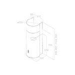 Õhupuhasti ELICA STONE IXA33 roostevaba
