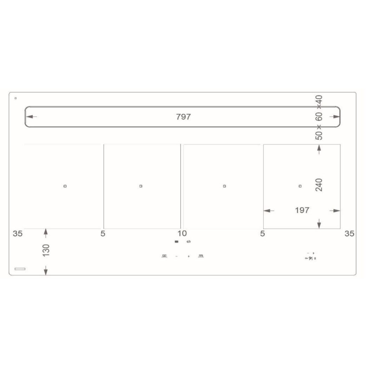 Pliidiplaat koos õhupuhastiga NOVY Panorama Pro 1821