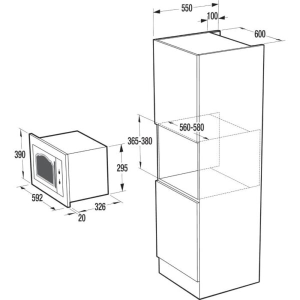 Integreeritav mikrolaineahi Gorenje BM235CLI