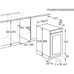 Integreeritav veinikülmik AEG AWUS018B7B
