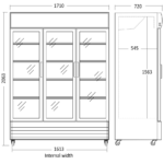 Scandomestic vitriinkülmik SD1502BHE