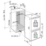 Integreeritav külmik-sügavkülmik ICe 5103 Pure