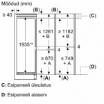 Integreeritav külmik-sügavkülmik Bosch KIN96NSE0 - Image 6