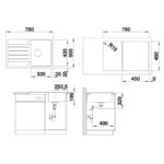 BLANCO LEGRA 45 S valamu