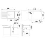 BLANCO LEGRA XL 6 S valamu