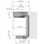Pliidiplaat koos õhupuhastiga BORA PURMA