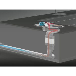 Pliidiplaat koos õhupuhastiga BORA X PURE väljapuhe