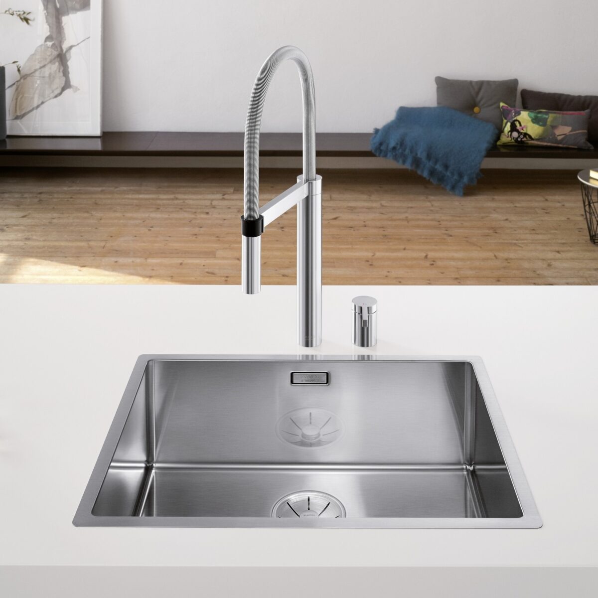 BLANCO CLARON 550-IF roostevaba valamu