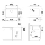 BLANCO ETAGON 500-U keraamiline valamu - Image 5