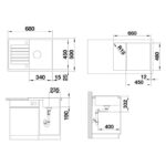 BLANCO ZIA 45 S COMPACT valamu