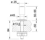 BLANCO põhjaklapi juhtnupp joonis