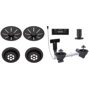 BLANCO InFino kaks äravoolukomplekti nupuga avatav 207442