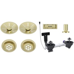 BLANCO InFino kaks äravoolukomplekti nupuga avatav 207443