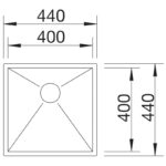 BLANCO ZEROX 400-U roostevaba valamu - Image 4