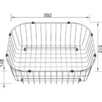 BLANCO multifunktsionaalne nõudekorv 220573