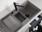 BLANCO ALTA II köögisegisti matt must 527538
