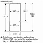 SBS külmik Bosch KFD96APEA