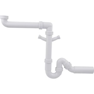 Sifoon ruumi säästva toruga köögivalamule 137287