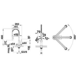BLANCO CATRIS-S köögisegisti JOONIS