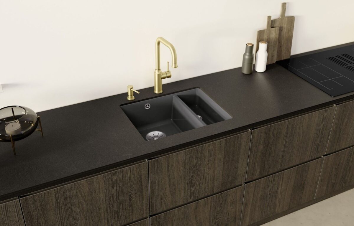 BLANCO LIVIA-S köögisegisti satiin kuld 526687