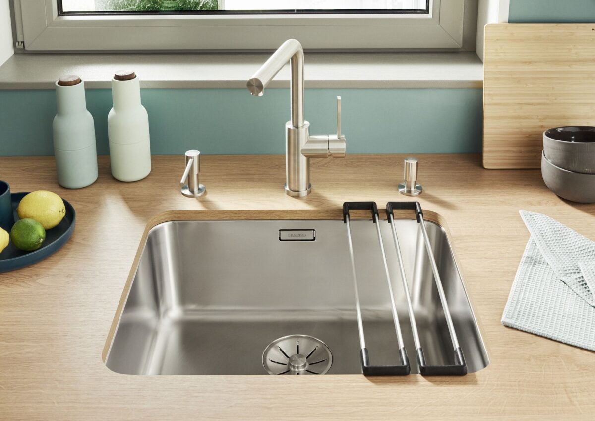 BLANCO LANORA-F köögisegisti harjatud roostevaba teras 526179