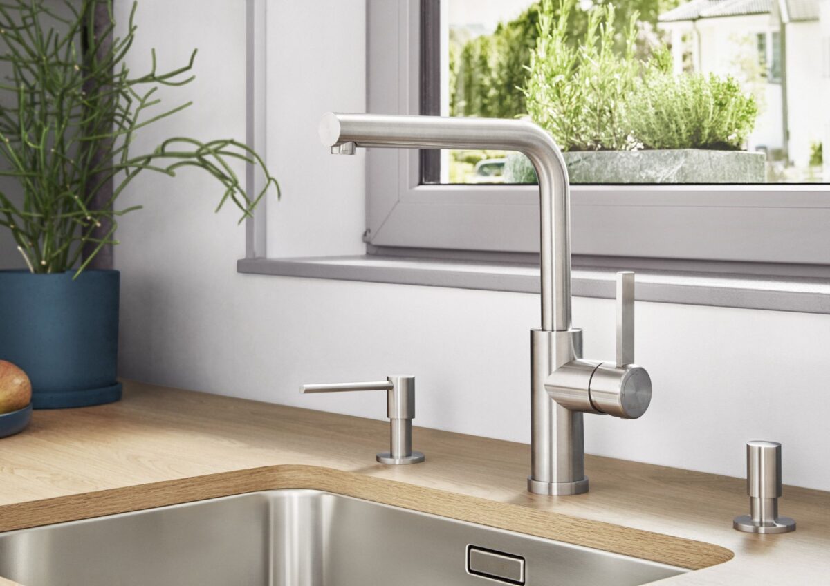 BLANCO LANORA-F köögisegisti harjatud roostevaba teras - Image 2