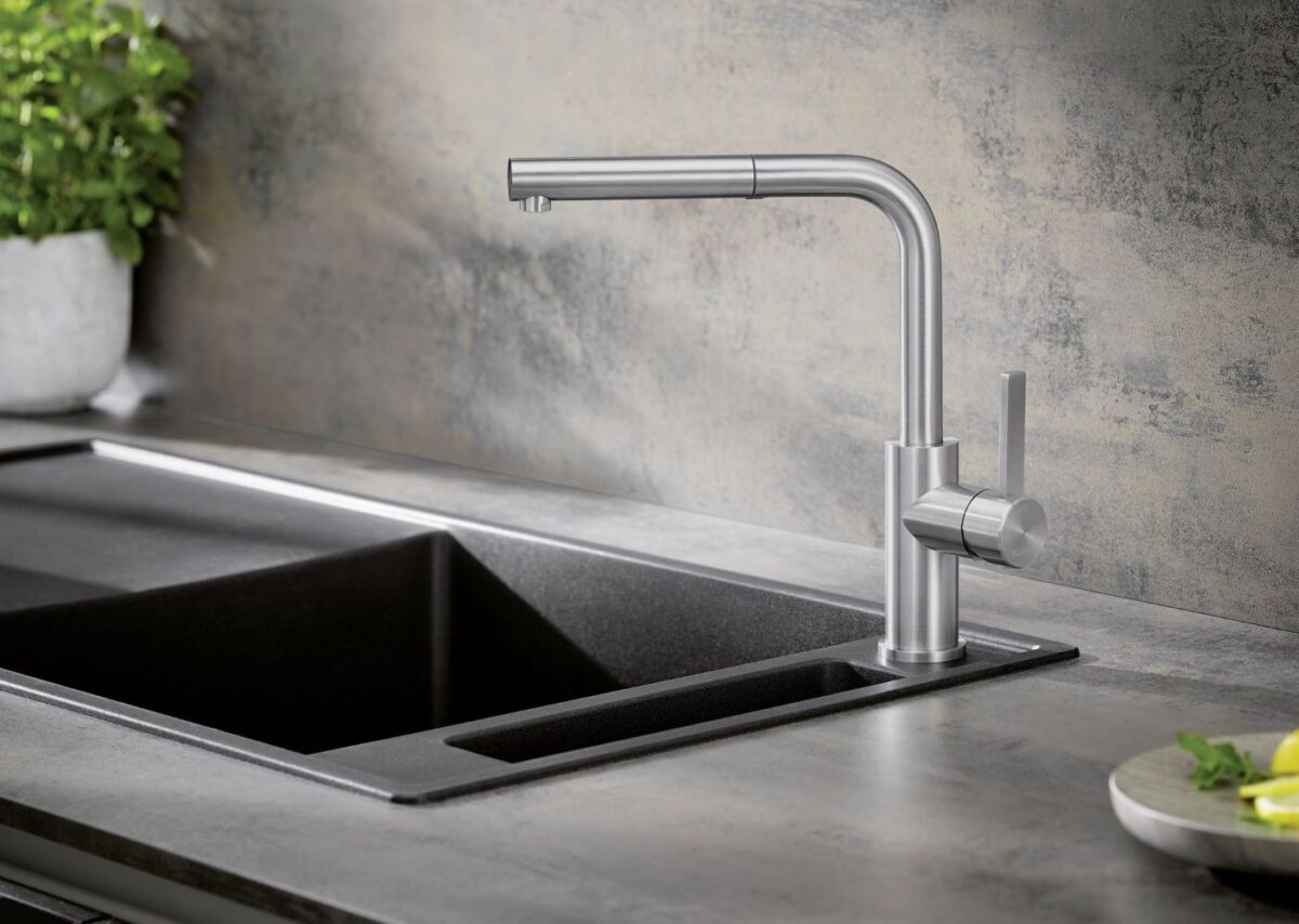 BLANCO LANORA-S köögisegisti harjatud roostevaba teras 523123