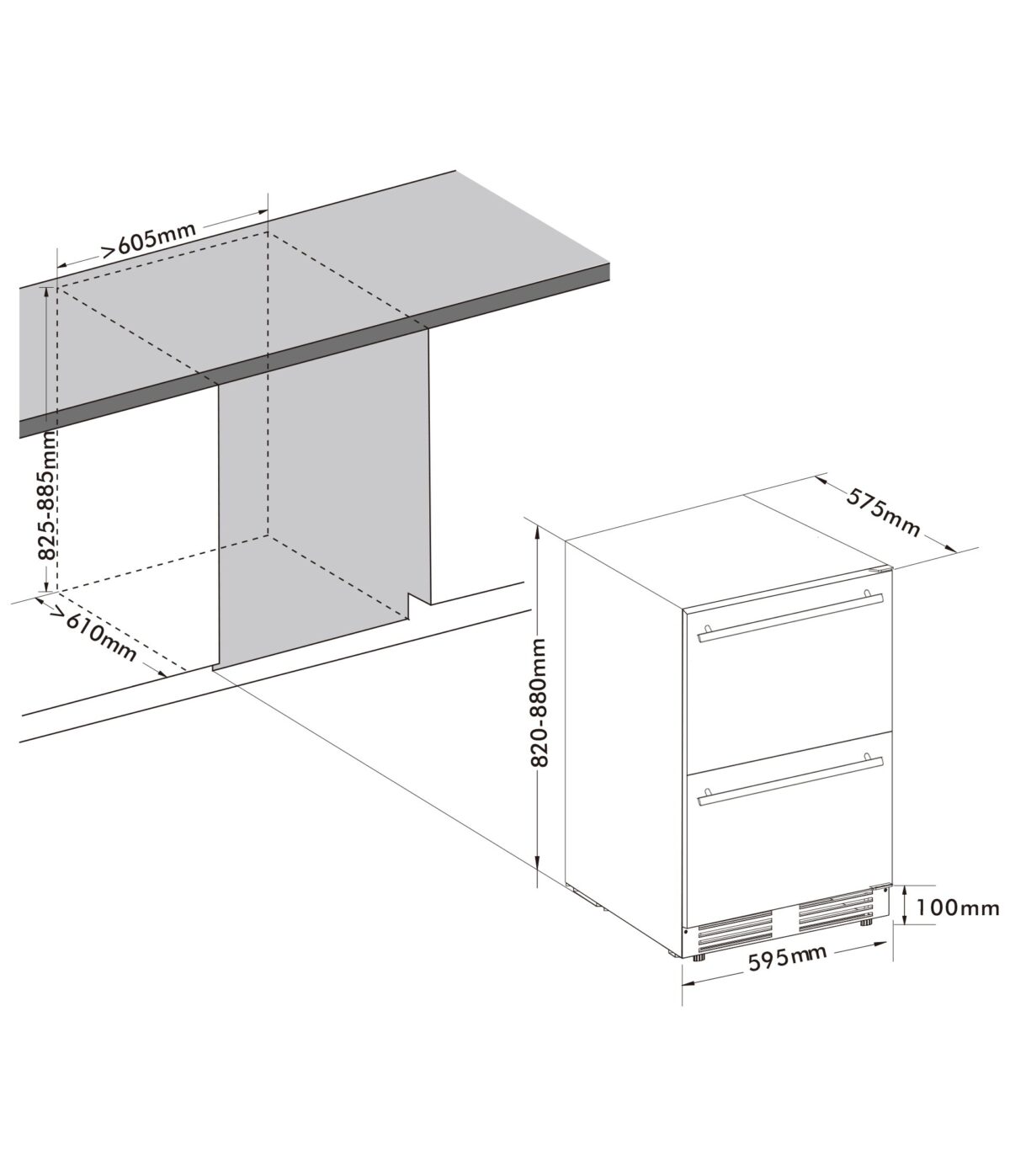 Sahtelkülmik Frigelux RE2T136A Sahtelkülmik Frigelux RE2T136A
