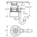 Jäätmepurustaja - köögihunt InSinkErator STANDARD 460SR joonis