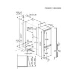 Integreeritav külmik-sügavkülmik Electrolux 1772mm