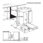 Integreeritav nõudepesumasin AEG FSE64610Z joonis