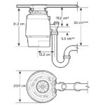 Jäätmepurustaja - köögihunt InSinkErator PREMIUM 550SR 80381T-ISE JOONIS