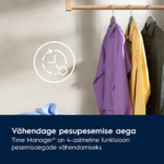 Vähendab pesemisaega Time Manager