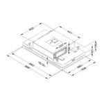 Laekinnitusega õhupuhasti Novy Pureline Pro Compact 6911 joonis