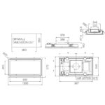 Õhupuhasti Elica HILIGHT GLASS NO MOTOR WHA100 joonis