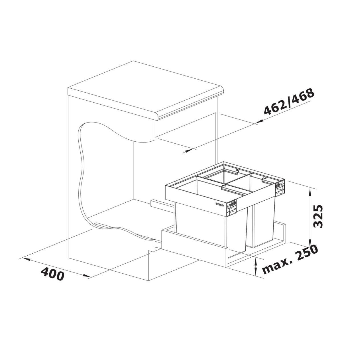 BLANCO sorter FLEXON II LOW 503 526640 BLANCO sorter FLEXON II LOW 503 526640