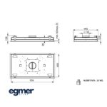 Õhupuhasti FALMEC NUBE 90 valge mootorita paigaldus