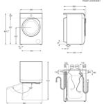 Pesumasin-kuivati Electrolux EW8W261BG joonis