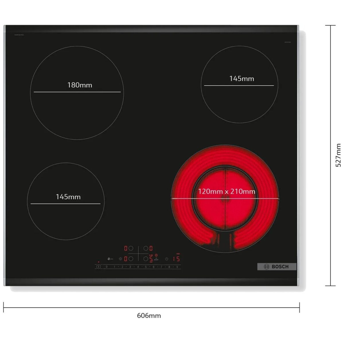 Bosch PKF675FP2E keraamiline pliidiplaat - Image 2