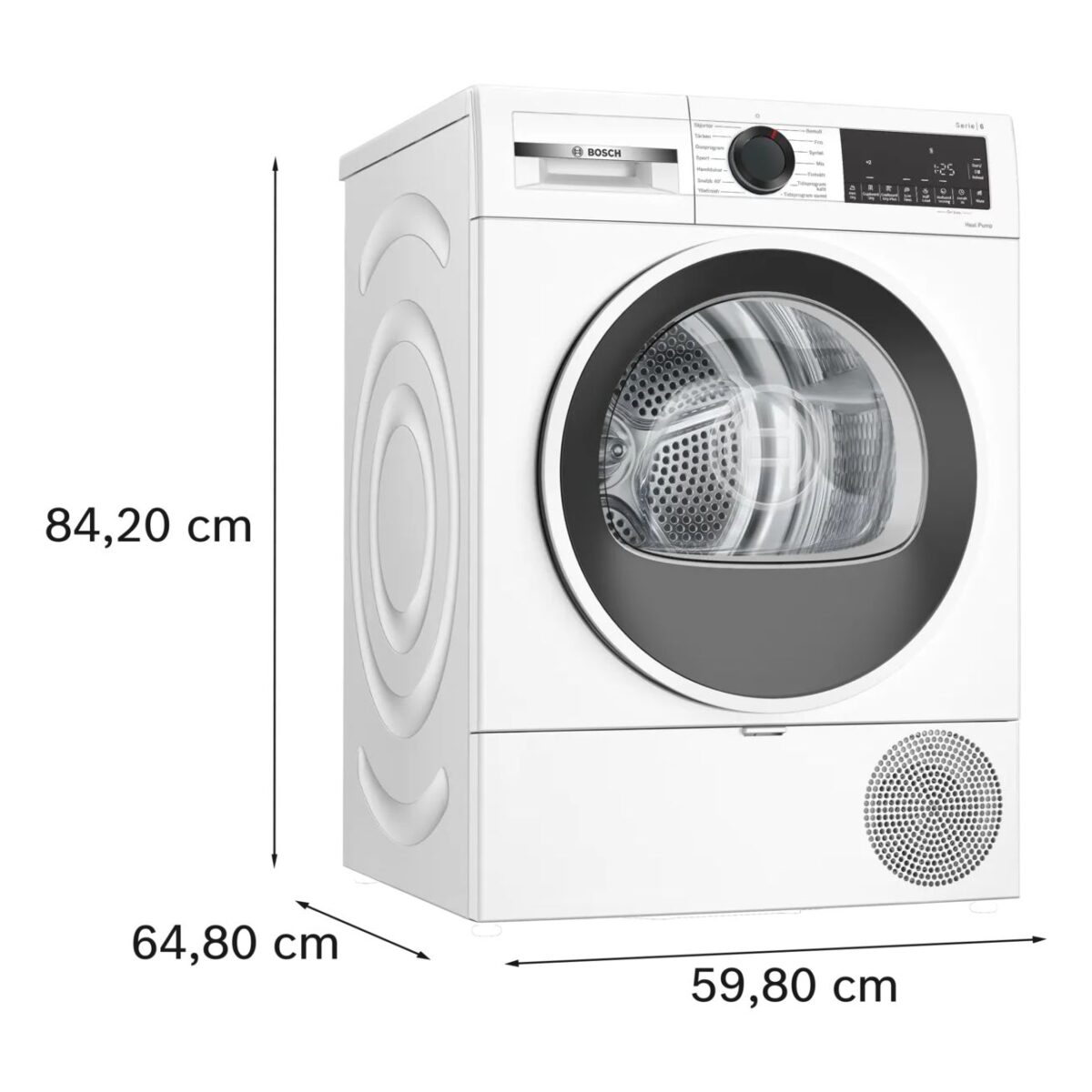 Bosch WQG2420ISN soojuspumbaga trummelkuivati