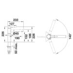 BLANCO ALTA-S II köögisegisti matt must 527545